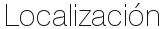 Localización